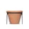 Hello Honey® 8.5" Terra Cotta Pot With Metal Stand Set